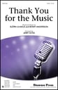 Thank You for the Music SATB choral sheet music cover